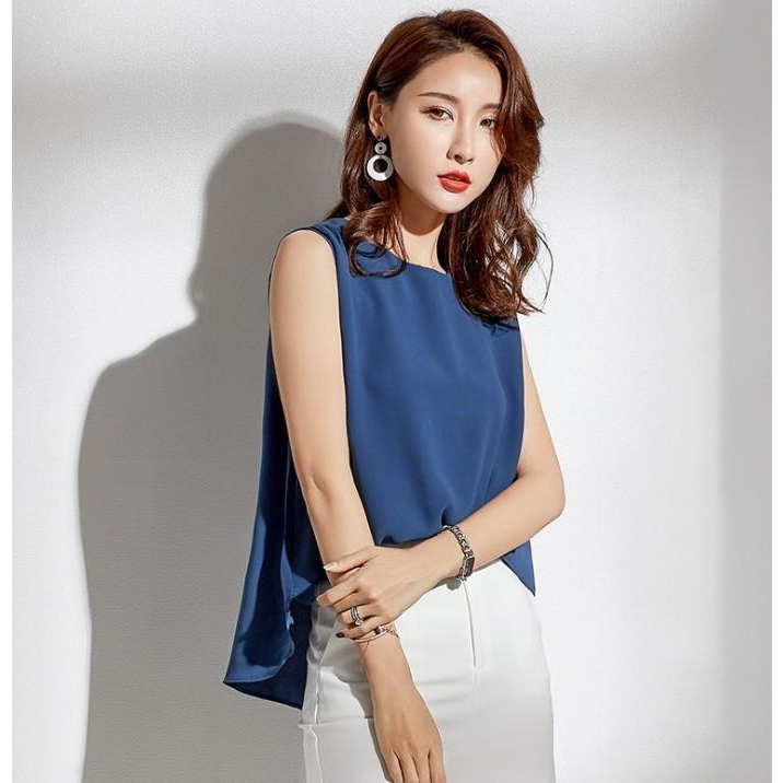 Womens Summer Sleeveless Shirt - YuppyCollections