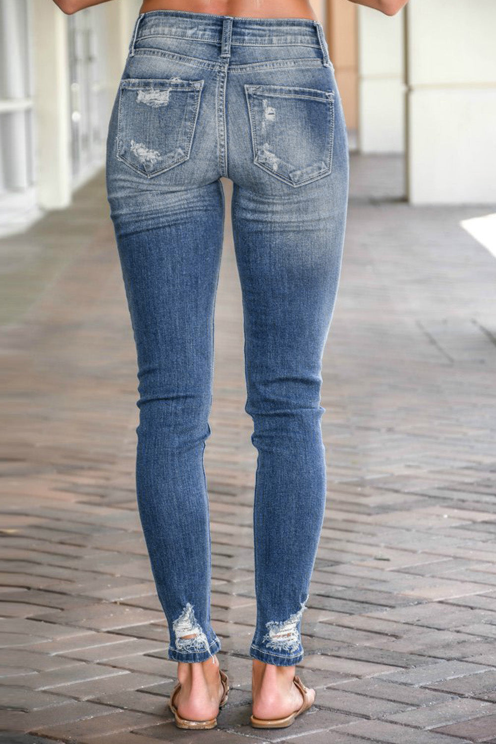 Destroyed Skinny Jeans - YuppyCollections