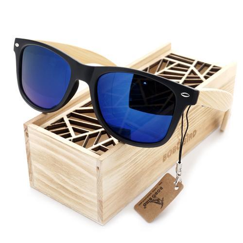 The "Say Cheese" - Bamboo Sunglasses - YuppyCollections