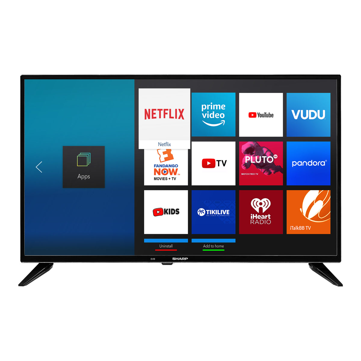 Sharp 32" Class HD (720p) Smart LED TV (LC-32Q5230U)Sharp 32" Class HD (720p) Smart LED TV (LC-32Q5230U) - YuppyCollections