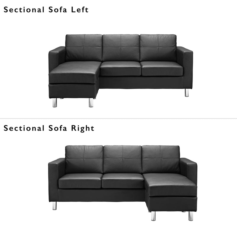 Dorel Living Small Spaces Configurable Sectional Sofa, Multiple ColorsDorel Living Small Spaces Configurable Sectional Sofa, Multiple Colors - YuppyCollections