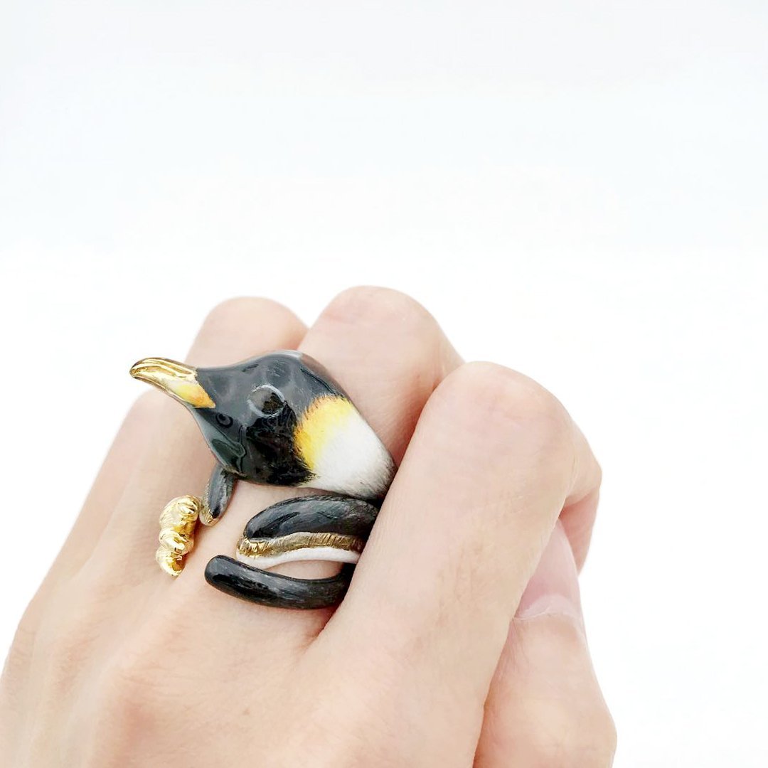 Mary Lou Penguin Ring - YuppyCollections