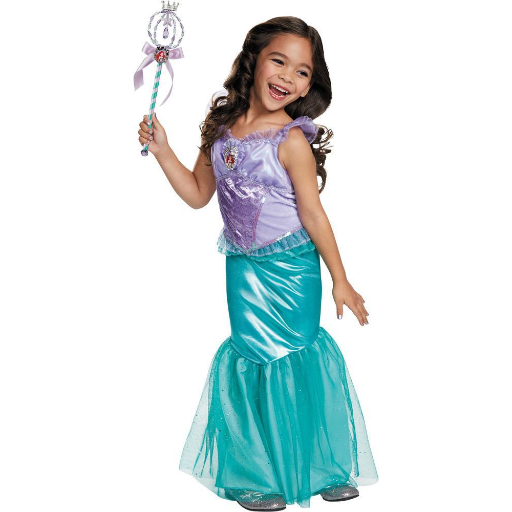 Ariel Disney Deluxe Girls Costume 7-8 - YuppyCollections