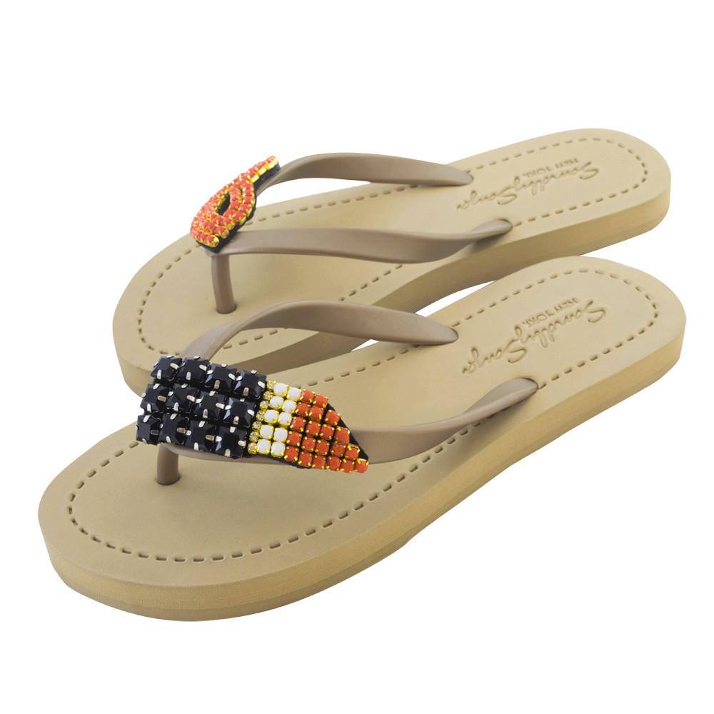 Lipstick - Women's Flat Sandal - YuppyCollections