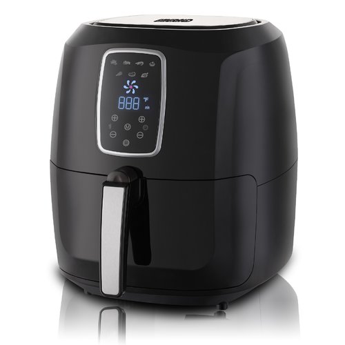 Emerald Air Fryer 1800 Watts w/ Digital LED Touch Display & Slide out Pan/Detachable Basket 5.2L Capacity (1804)Emerald Air Fryer 1800 Watts w/ Digital LED Touch Display & Slide out Pan/Detac