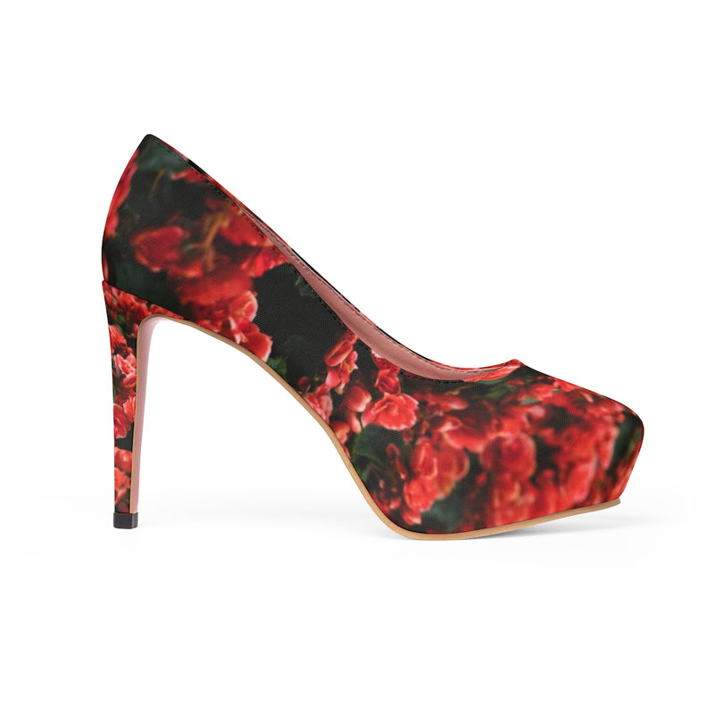 YE Floral Women's Platform Heels - YuppyCollections