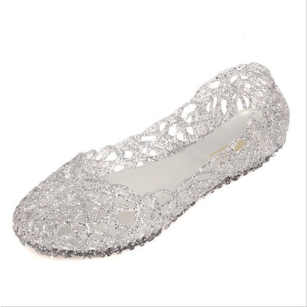 Womens Summer Jelly Ballet Flat Shoes - YuppyCollections