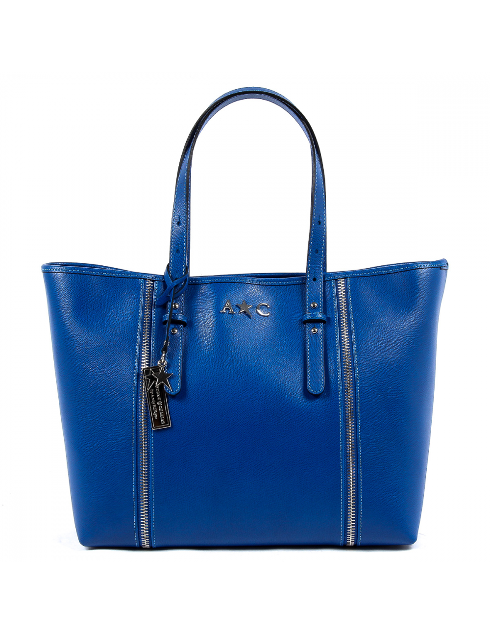 Andrew Charles Womens Handbag Blue ETHEL - YuppyCollections