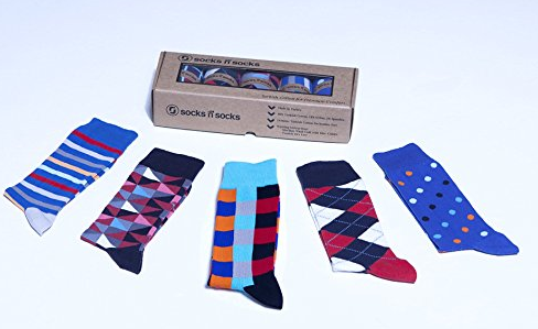 Men's 5-Pair Funky Mix Socks-3029 - YuppyCollections