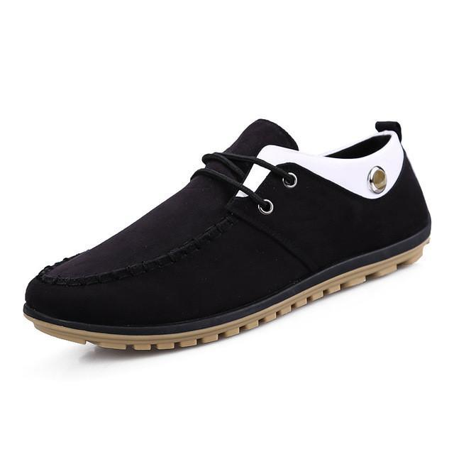 Mens Leisure Breathable Anti Ski Lace up Shoes - YuppyCollections