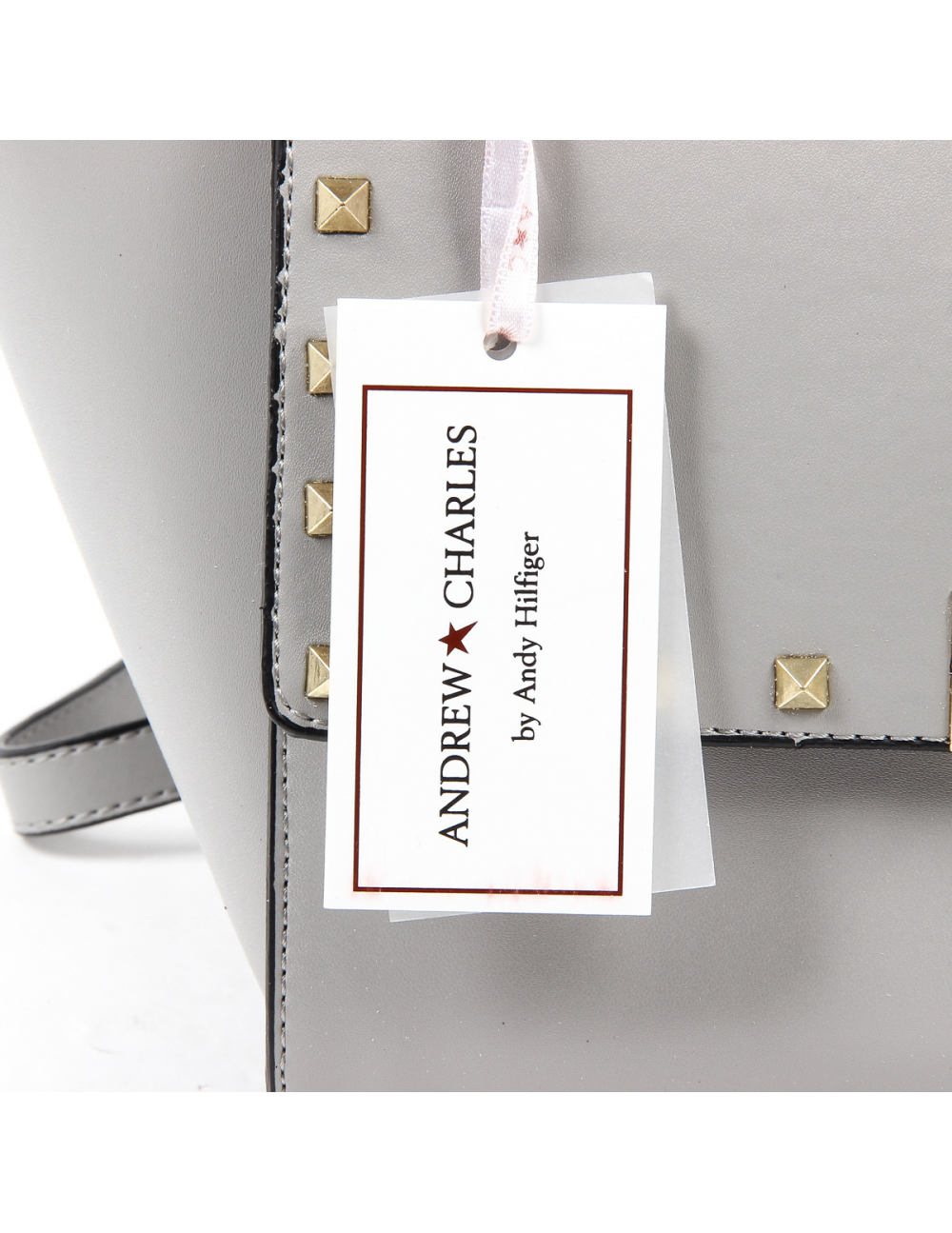 Andrew Charles Womens Handbag Light Grey JAIME - YuppyCollections