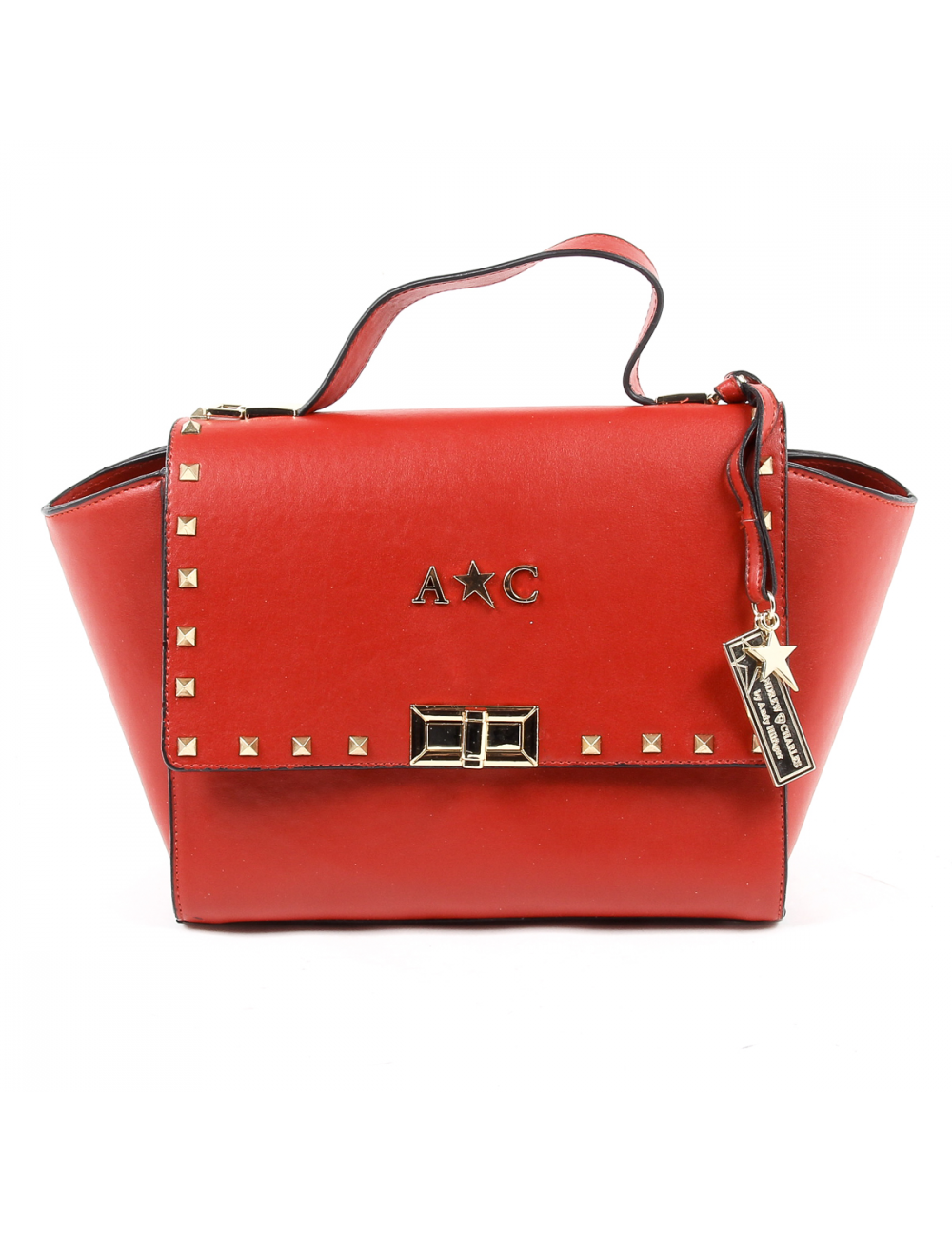 Andrew Charles Womens Handbag Red JAIME - YuppyCollections