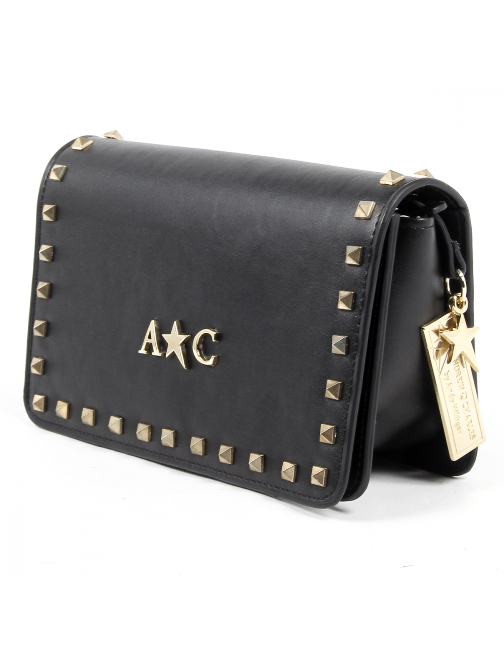 Andrew Charles Womens Handbag Black PAIGE - YuppyCollections