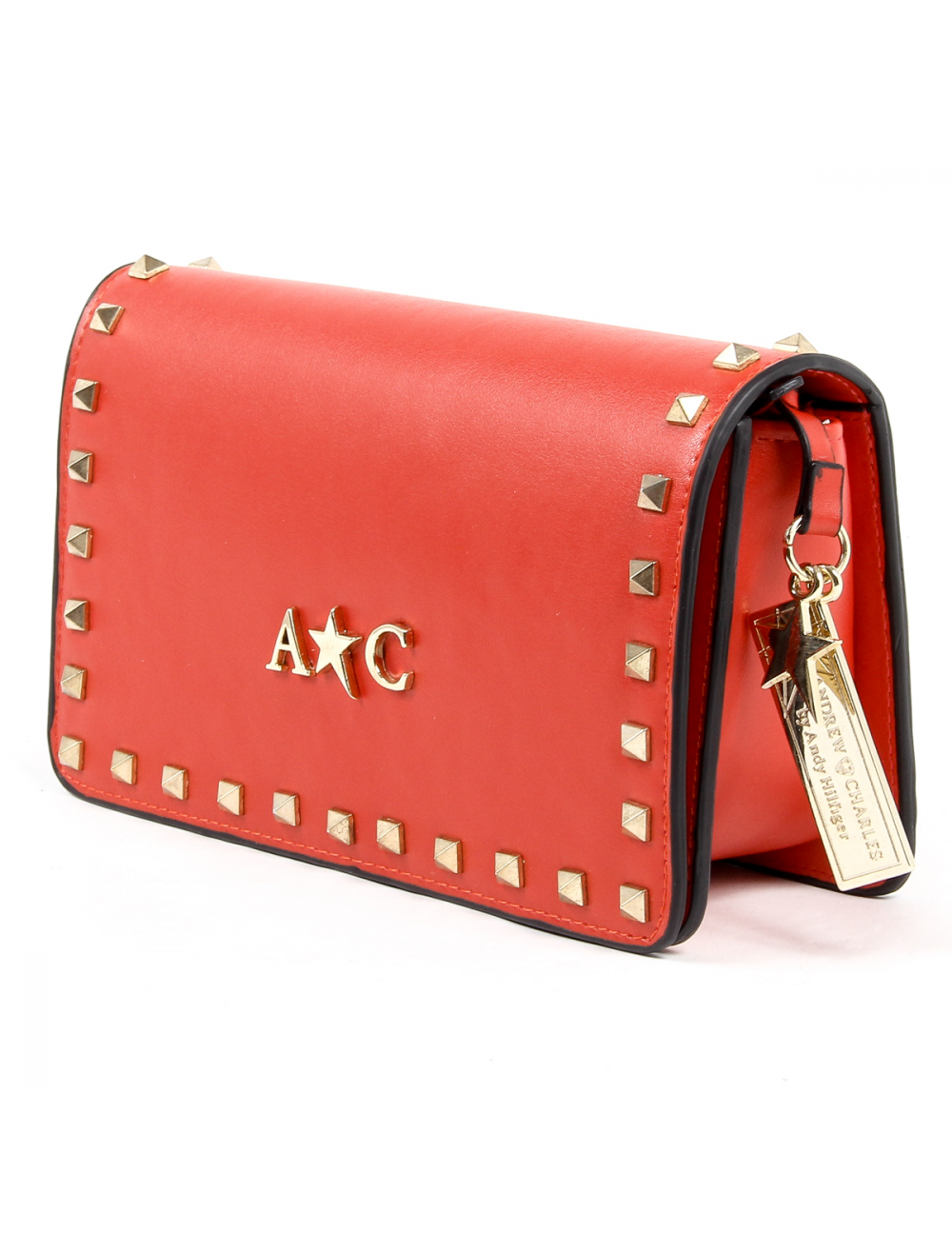 Andrew Charles Womens Handbag Red PAIGE - YuppyCollections