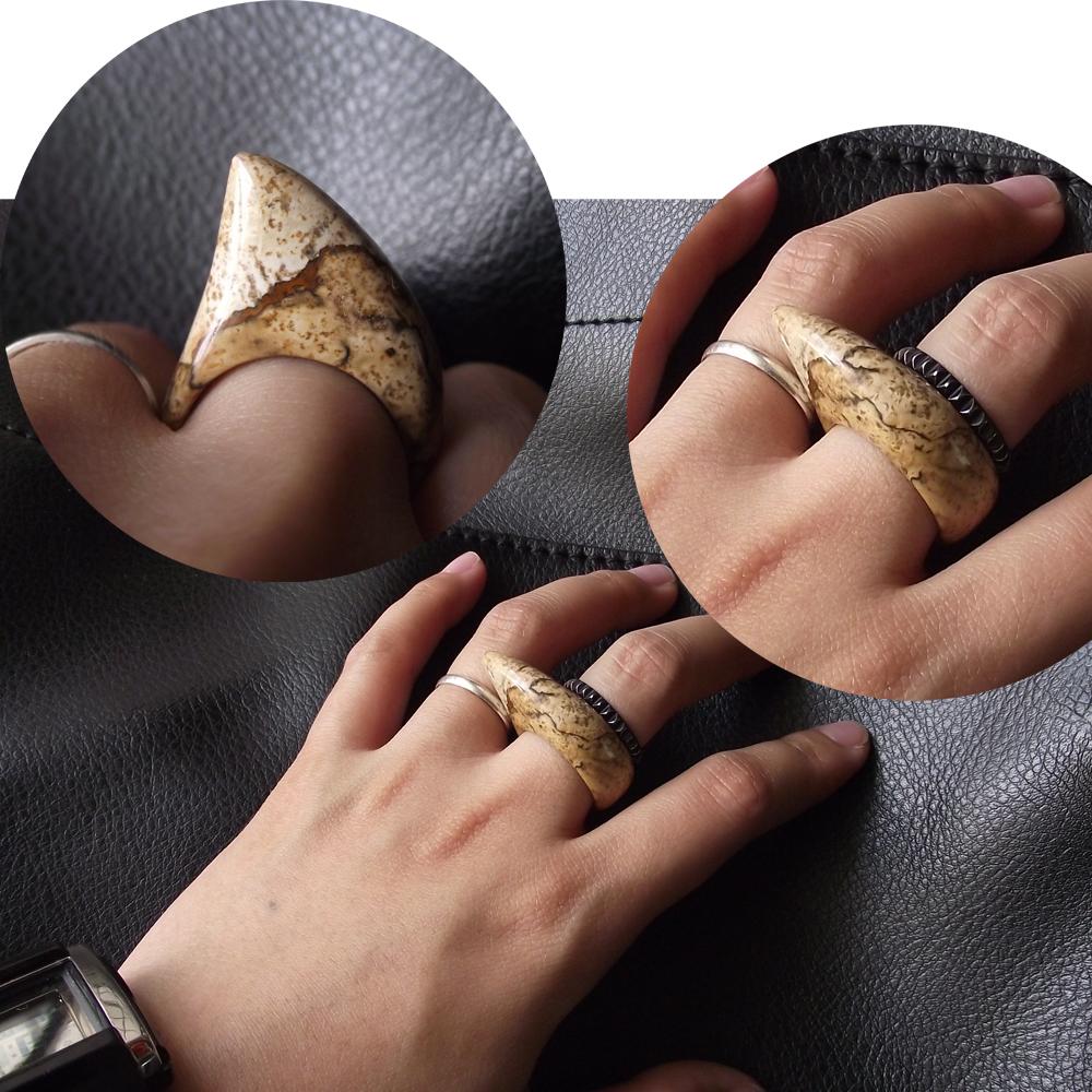 Shark Ring - Pattern stone - YuppyCollections