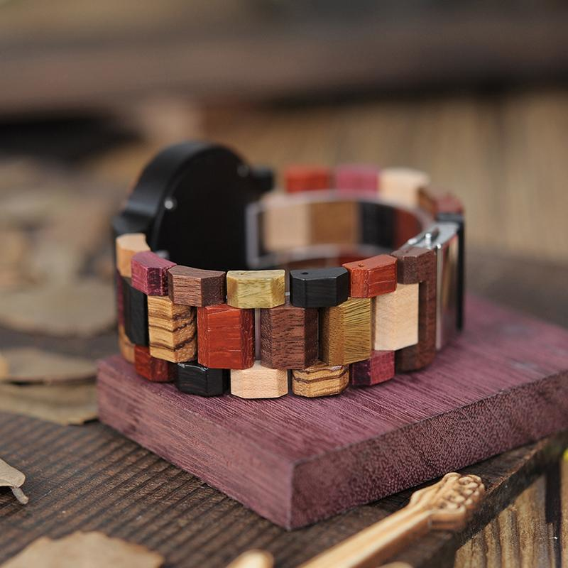 Color Me Bad- Wooden Watch - YuppyCollections