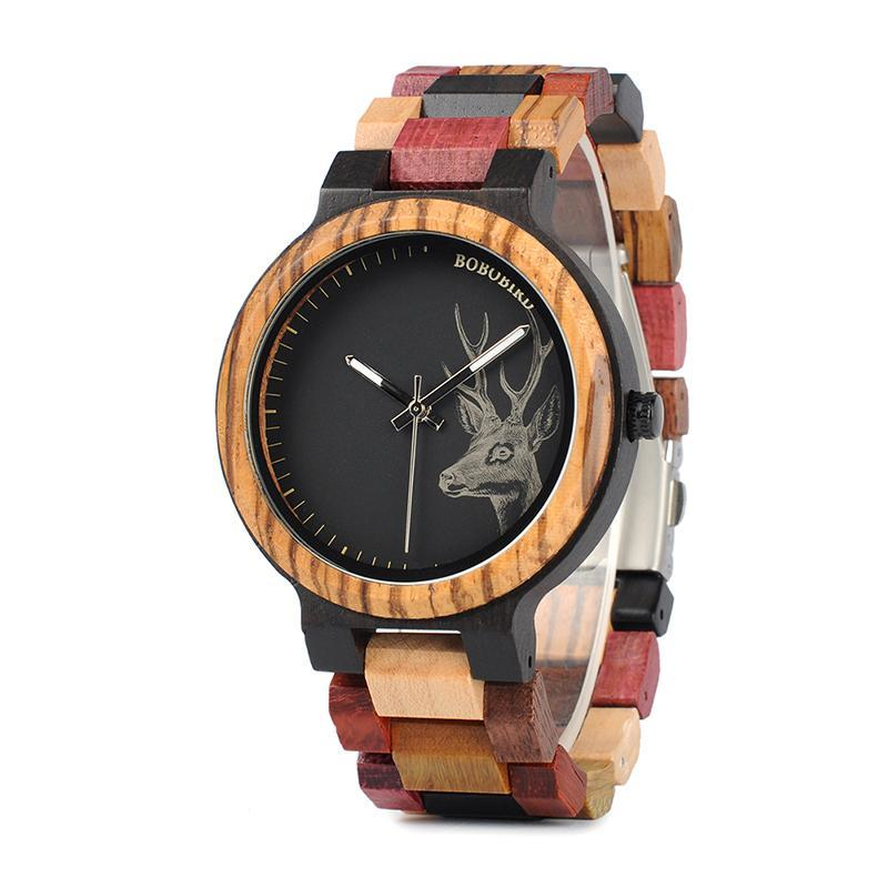 Color Me Bad- Wooden Watch - YuppyCollections