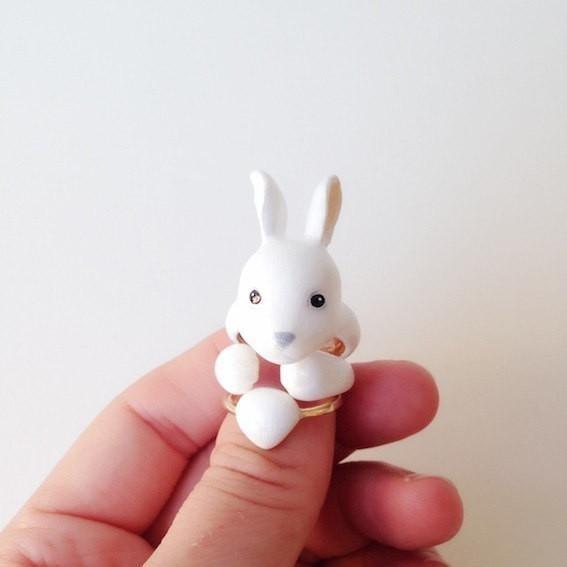 Mary Lou Rabbit Ring - YuppyCollections