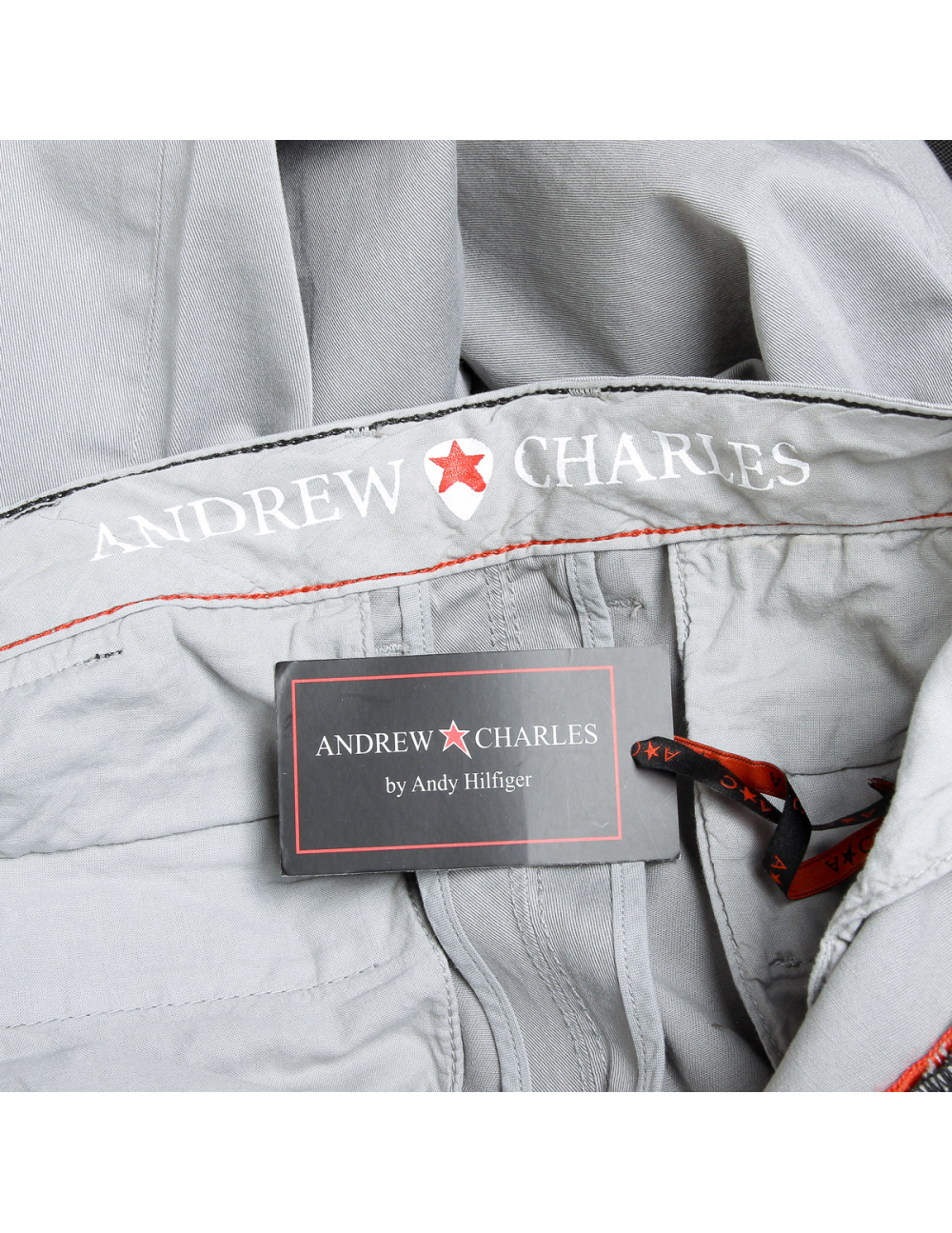 Andrew Charles Mens Pants Light Grey AMARA - YuppyCollections