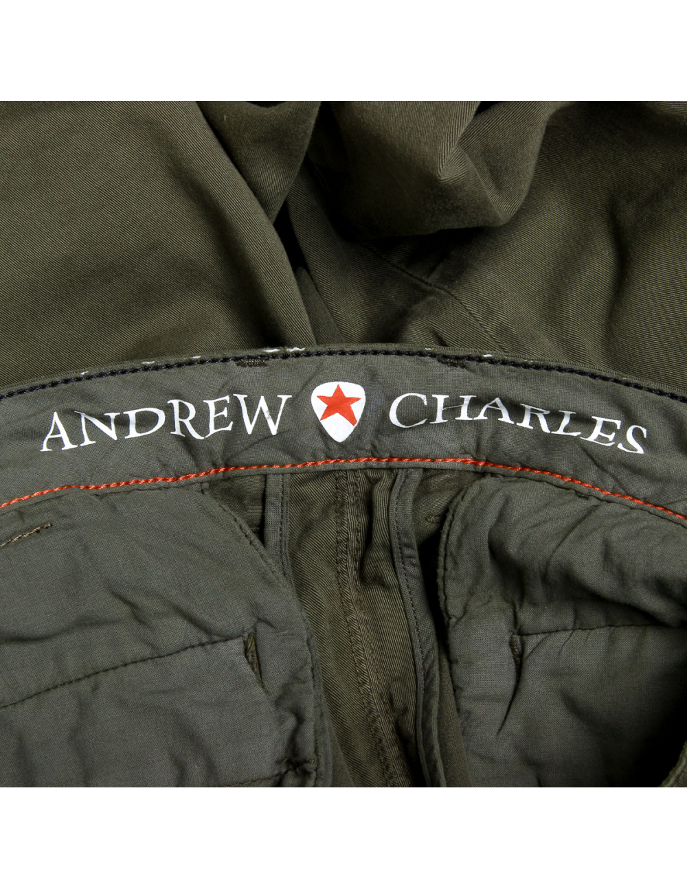 Andrew Charles Mens Pants Green AMARA - YuppyCollections