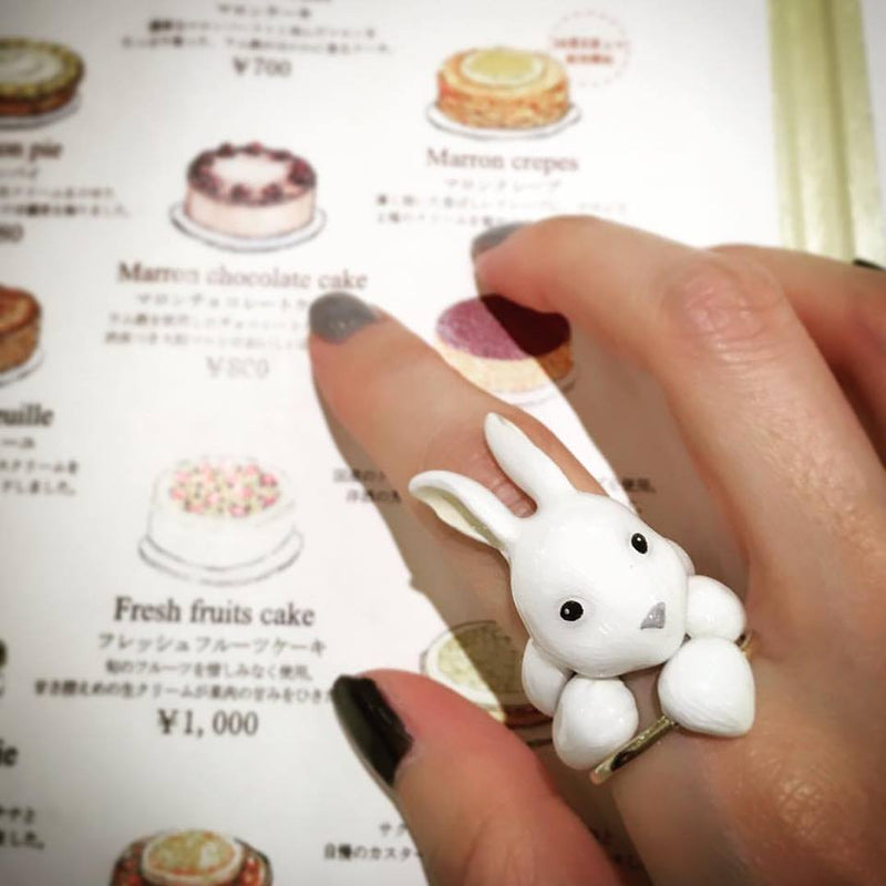 Mary Lou Rabbit Ring - YuppyCollections