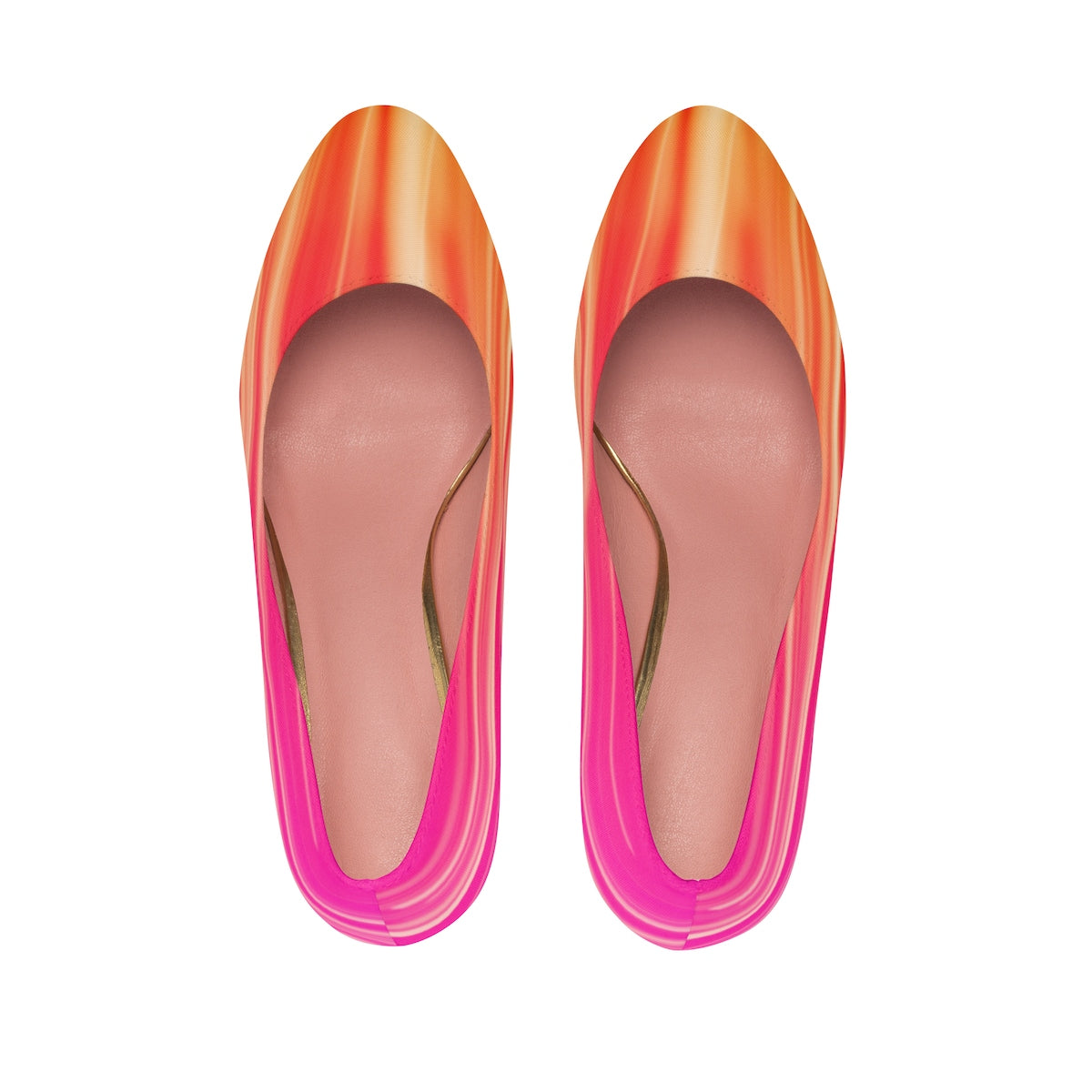 YE Two Toned Orange Berry Women's High Heels - YuppyCollections