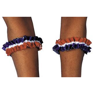 Armband Garters Rd Wt Bu Pair - YuppyCollections