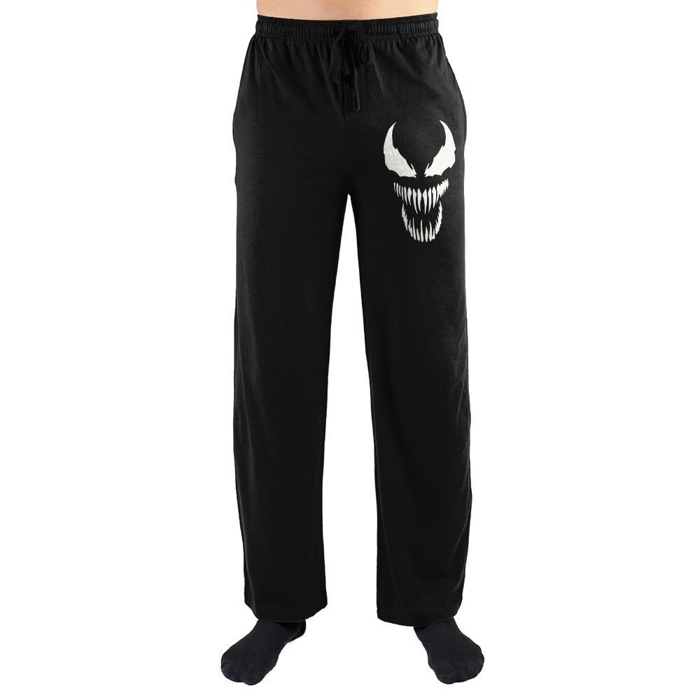 Venom Face Marvel Comics Men's Loungewear Lounge Pants - YuppyCollections