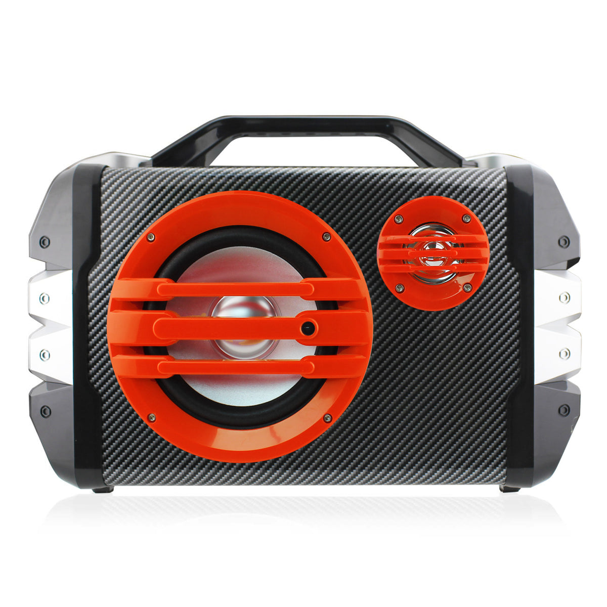 Universal Boombox Bluetooth Mono Speaker In Black and Red - YuppyCollections