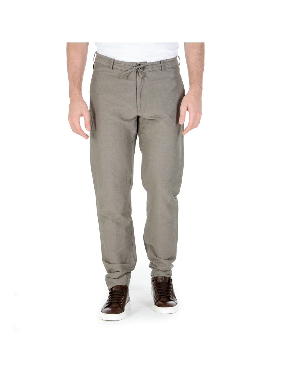 Armani Collezioni Mens Pants Dark Grey - YuppyCollections