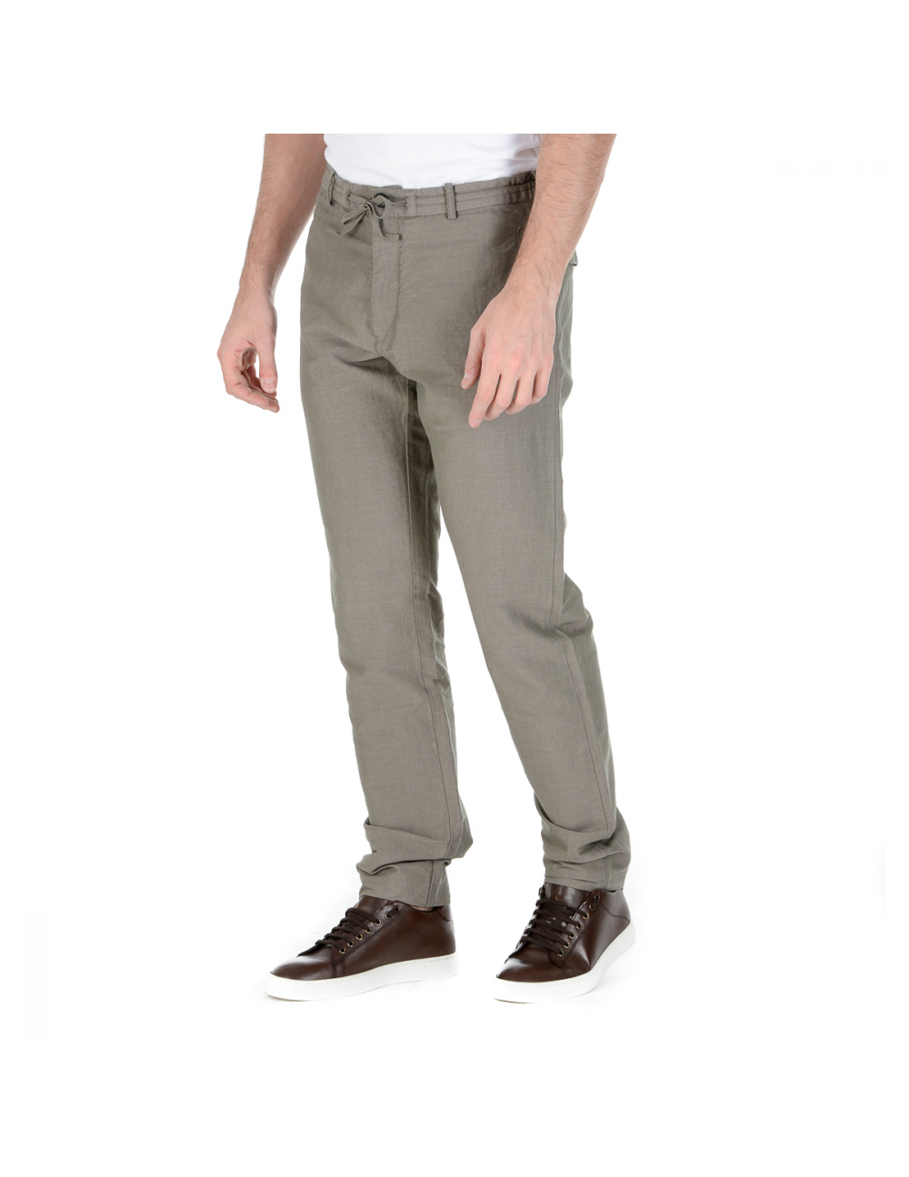 Armani Collezioni Mens Pants Dark Grey - YuppyCollections