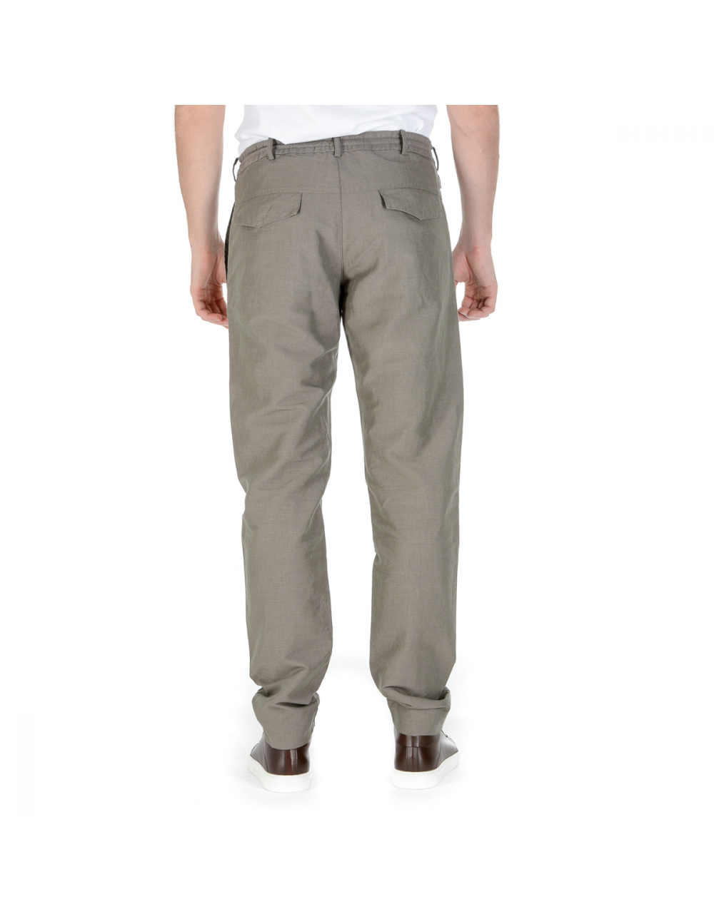 Armani Collezioni Mens Pants Dark Grey - YuppyCollections