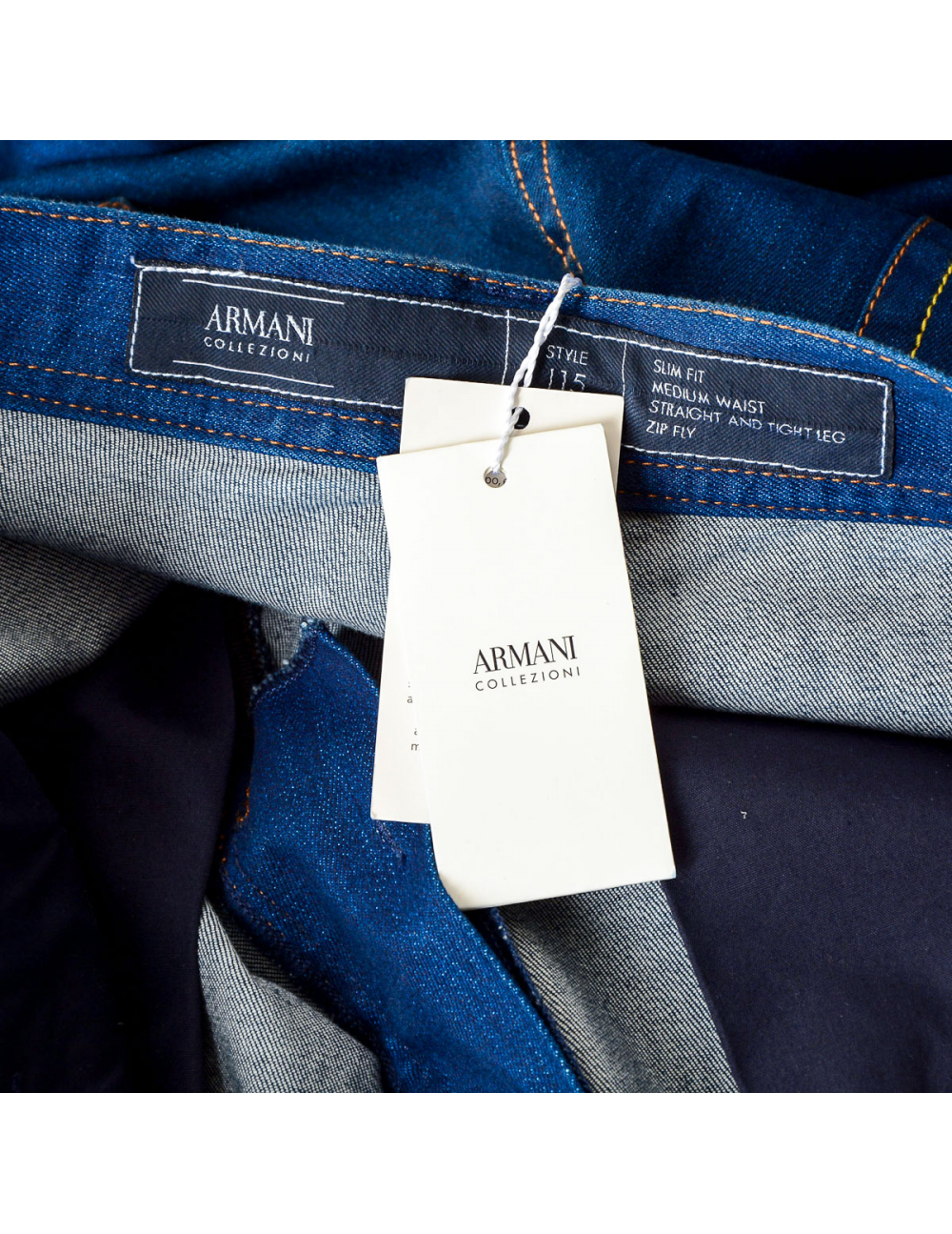 Armani Collezioni Mens Jeans Blue - YuppyCollections