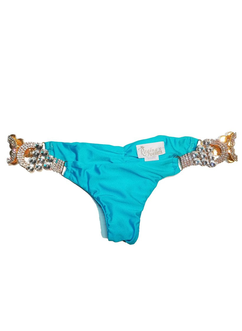 Gina Skimpy Bottom - Turquoise - YuppyCollections