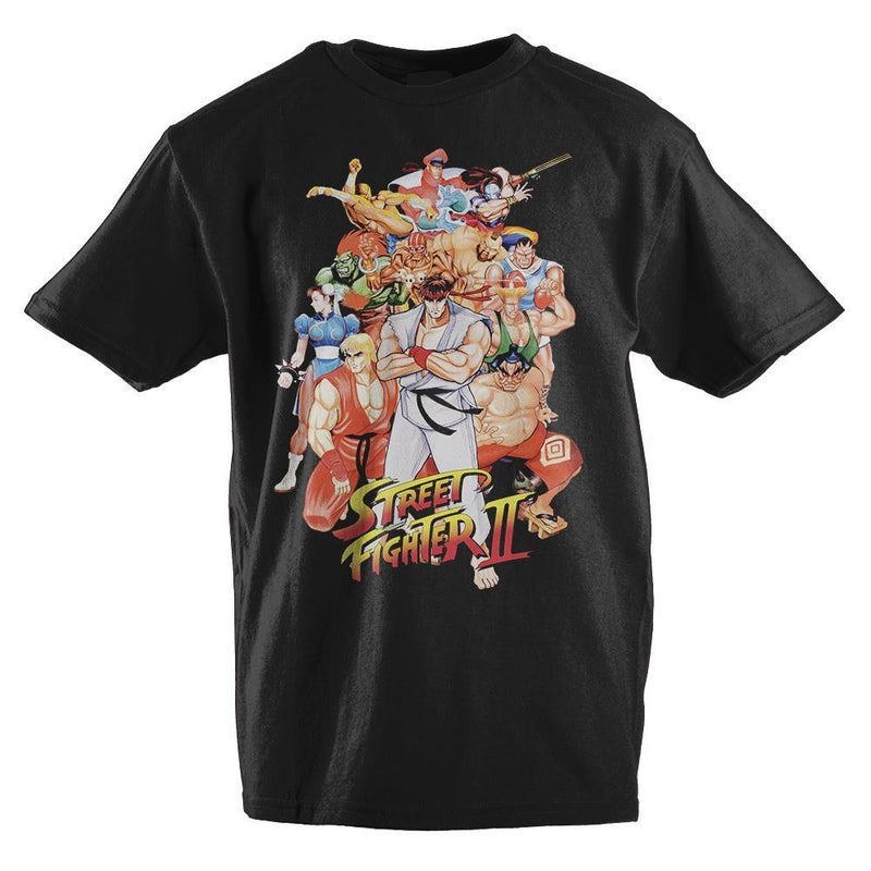 Boys Street Fighter Shirt Youth Video Game Clothing - YuppyCollections