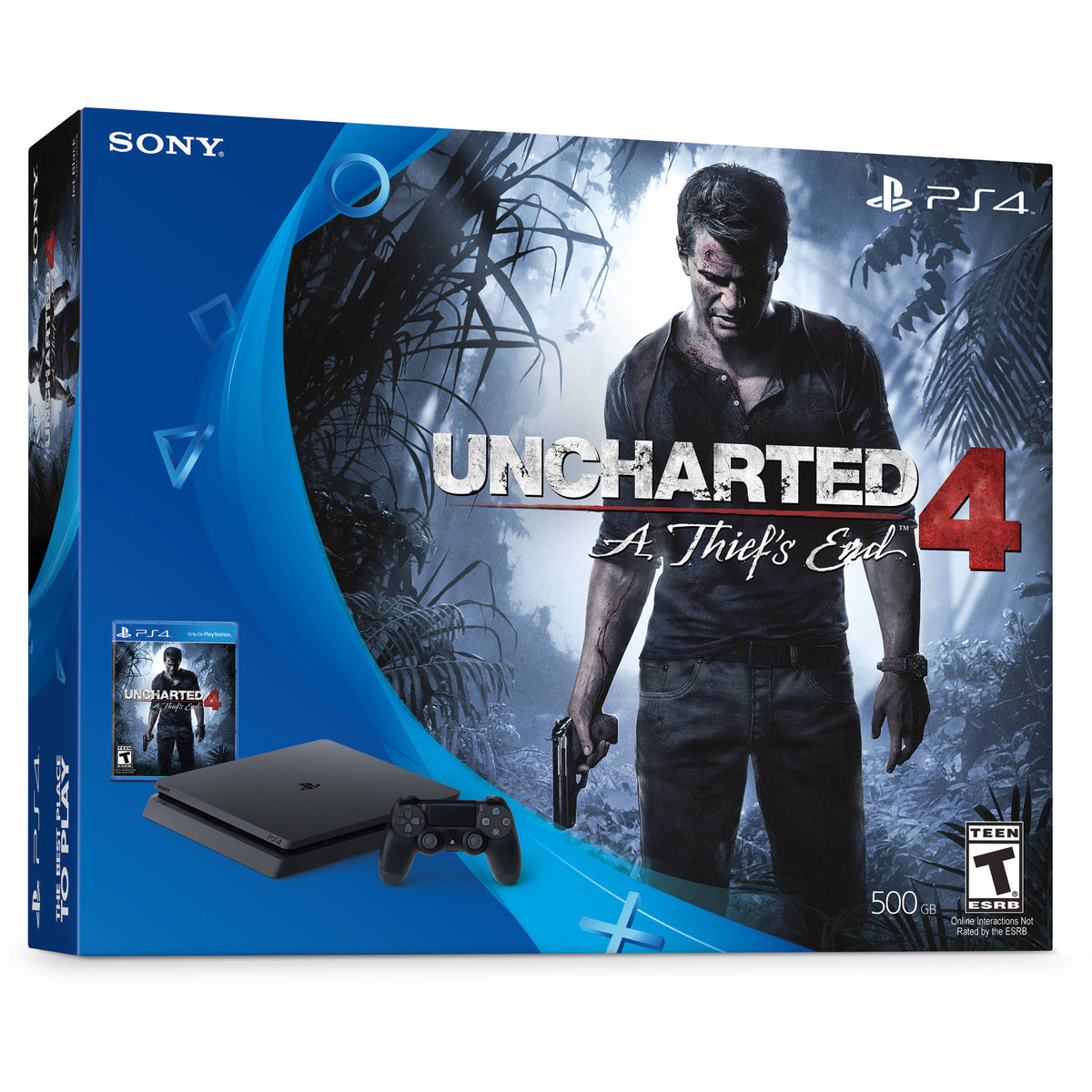 Sony PlayStation 4 Slim 500GB Uncharted 4 Bundle, Black, 3001504Sony PlayStation 4 Slim 500GB Uncharted 4 Bundle, Black, 3001504 - YuppyCollections