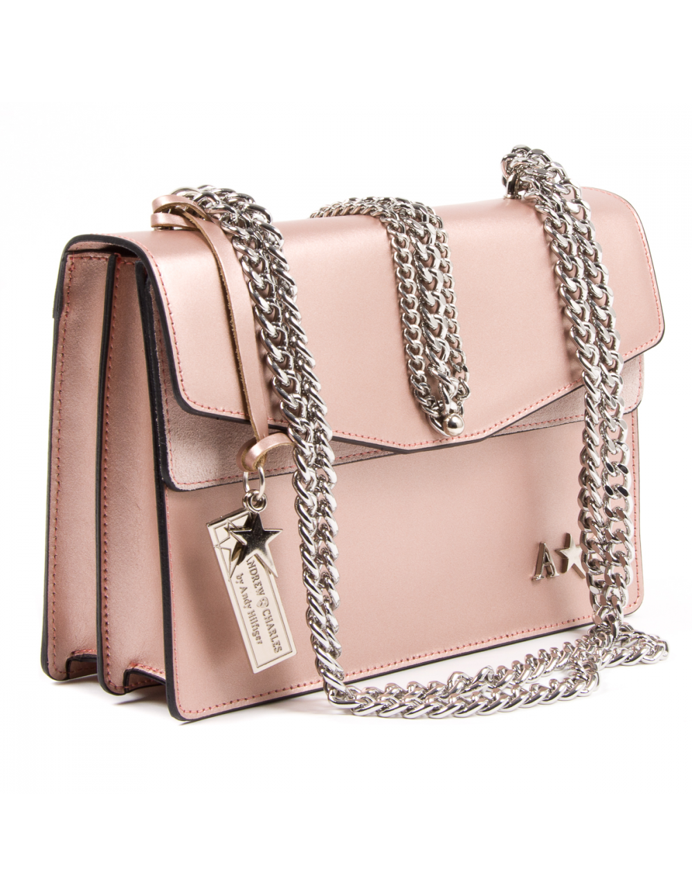 Andrew Charles Womens Handbag Pink RING - YuppyCollections