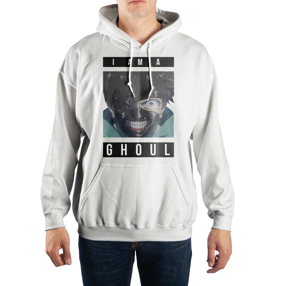 Toyko Ghoul Koutarou Amon ?I Am A Ghoul? Hooded Sweatshirt - YuppyCollections