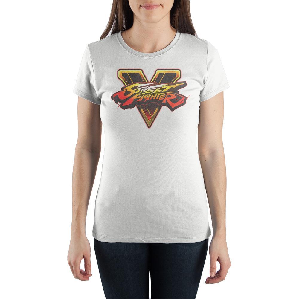 Street Fighter Retro Game TShirt Juniors Graphic Tee - YuppyCollections