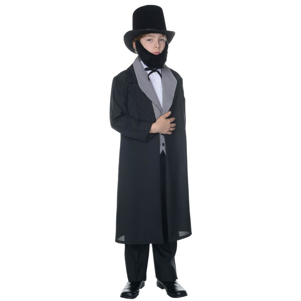 Abraham Lincoln Boys Costume Small 4-6 - YuppyCollections