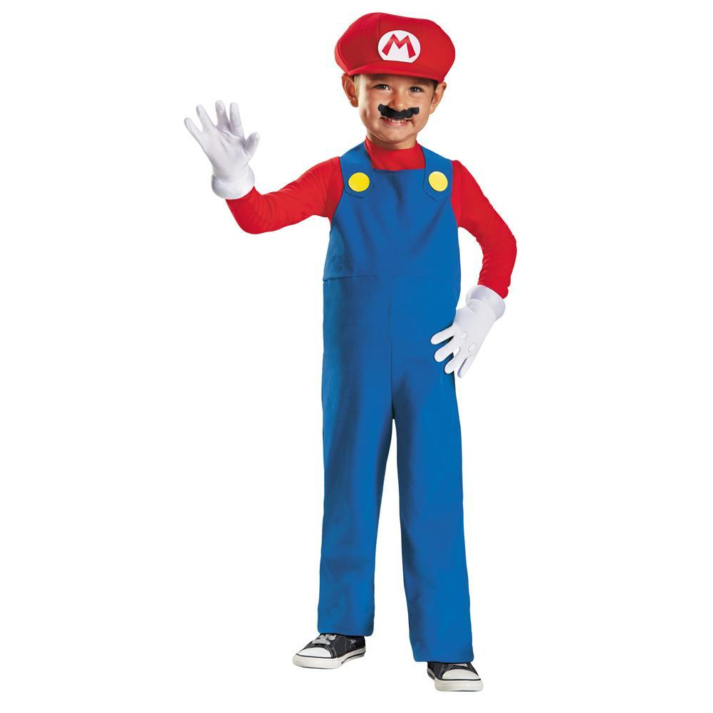 Mario Toddler Costume 3T-4T - YuppyCollections