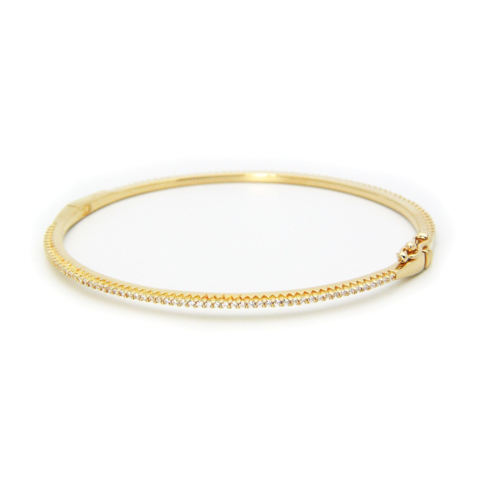 Golden Eternity Bangle - YuppyCollections