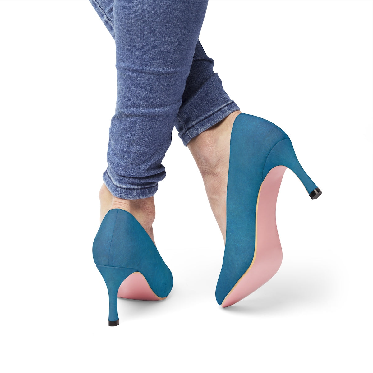 YE Blue Women's High Heels - YuppyCollections