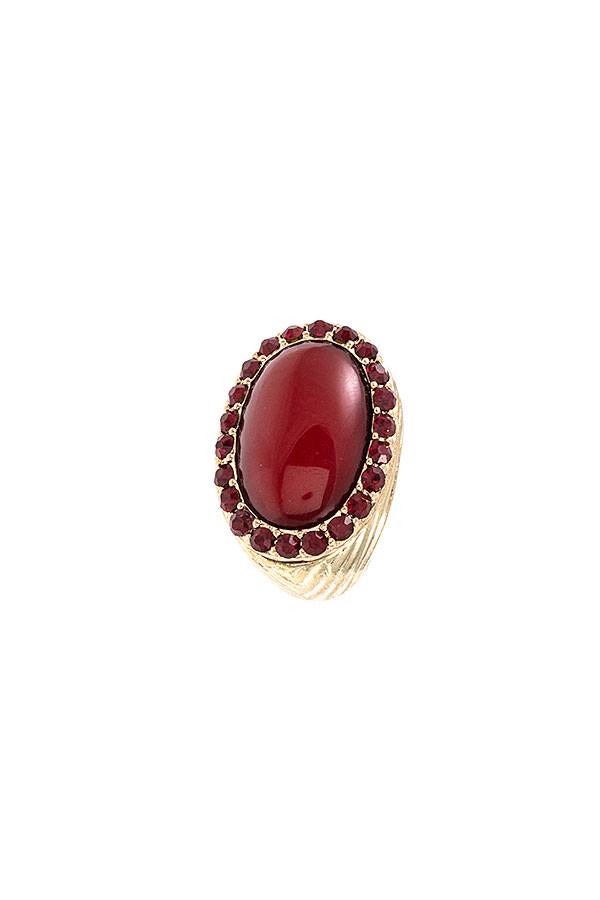 Oval Framed Stretch Ring - YuppyCollections