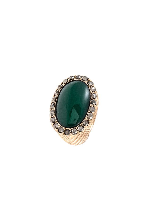 Oval Framed Stretch Ring - YuppyCollections