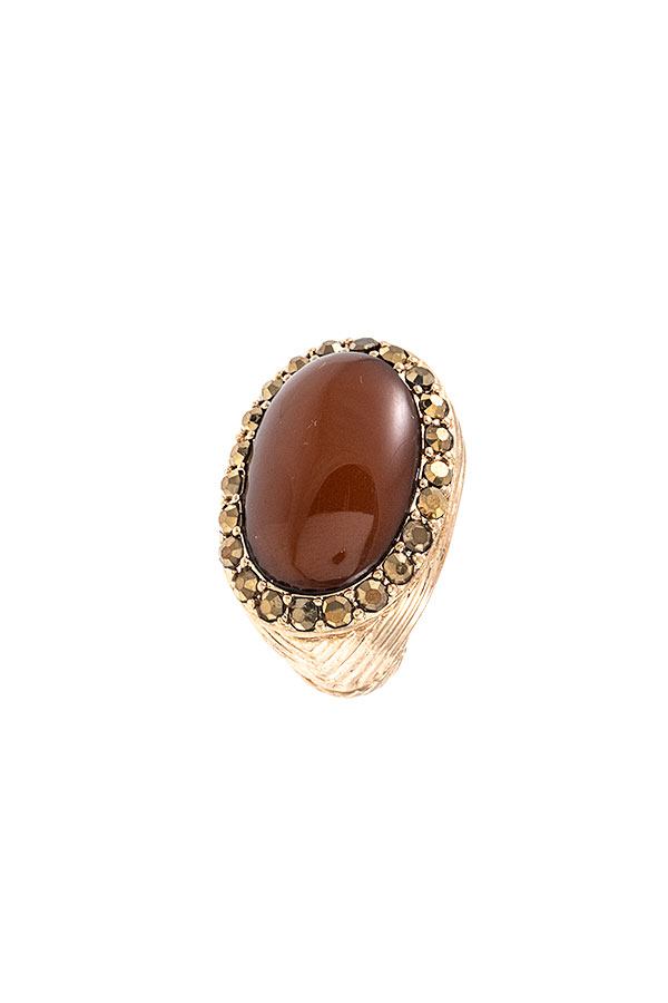 Oval Framed Stretch Ring - YuppyCollections