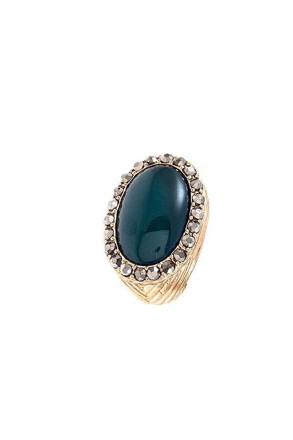 Oval Framed Stretch Ring - YuppyCollections