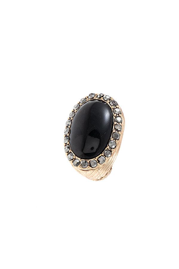 Oval Framed Stretch Ring - YuppyCollections