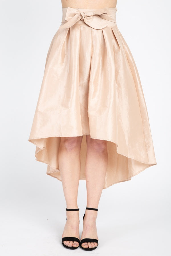 Taffeta High-low Skirt - YuppyCollections