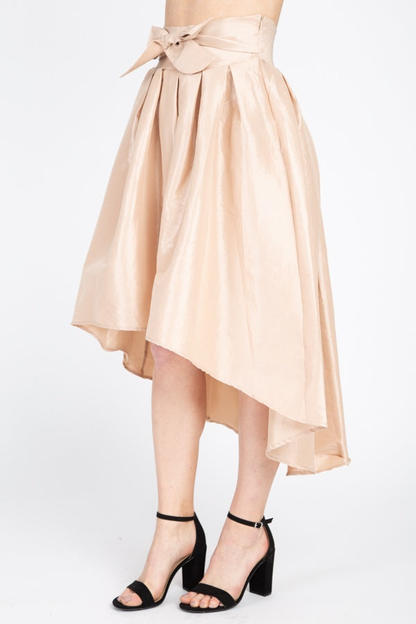 Taffeta High-low Skirt - YuppyCollections